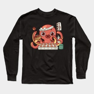 Takoyaki Tako the Octopus Long Sleeve T-Shirt